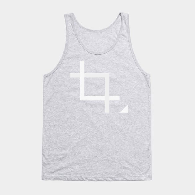 Viewfinder/Crop Tool Tank Top by Avengedqrow